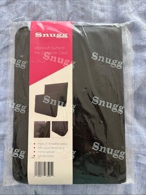 Snugg Microsoft Surface Pro 3  Black Laptop Sleeve Case